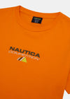 Nautica Competition Ballan T-Shirt Jnr - Neon Orange - Detail
