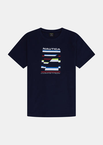 Nautica Competition Rosedale T-Shirt Jnr - Dark Navy - Front
