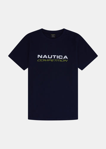 Nautica Competition Wellstead T-Shirt Jnr - Dark Navy - Front