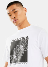 Load image into Gallery viewer, Nautica Competition Remington T-Shirt - White - Detail