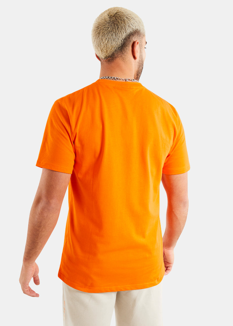 Nautica Competition Blaine T-Shirt - Neon Orange - Back