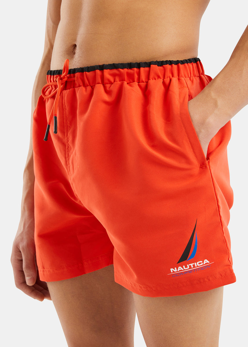 Decks Swim Short Red Nautica Competition
