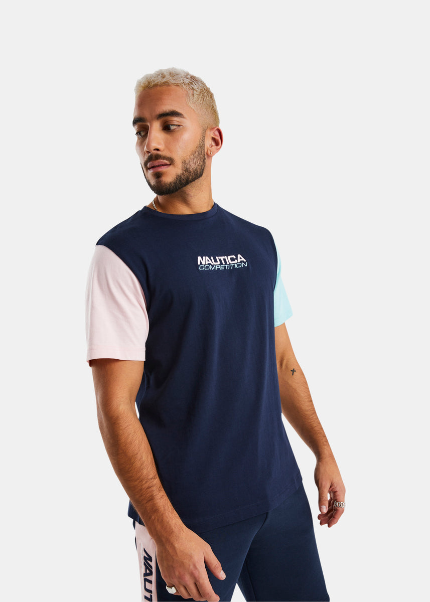 T-shirts Ecoalf Glaciar Marino Para Hombre Tee navy