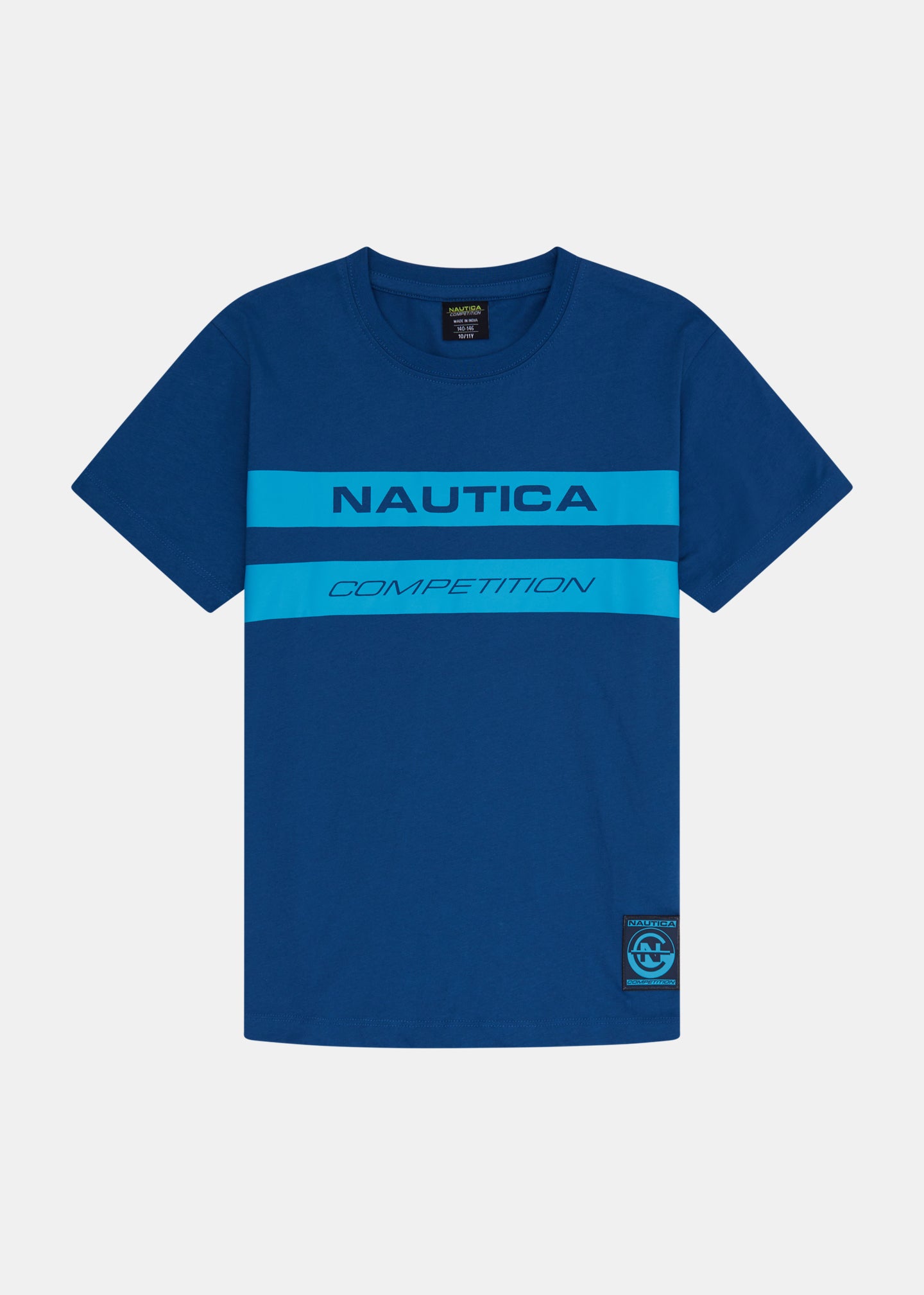 Nautica Competition Lorne T-Shirt Jnr - Dark Blue - Front