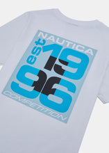 Load image into Gallery viewer, Nautica Competition Wellstead T-Shirt Jnr - White - Detail