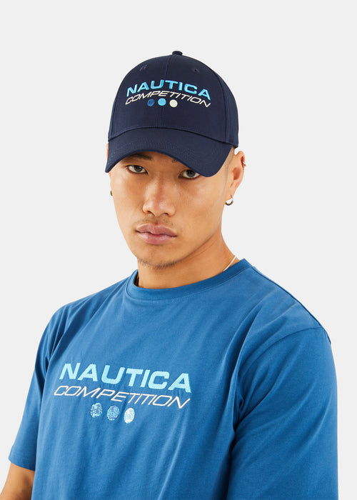 Nautica Competition Dawson Snapback Cap - Dark Navy - Front