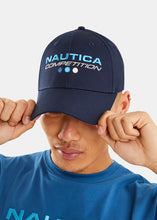 Load image into Gallery viewer, Nautica Competition Dawson Snapback Cap - Dark Navy - Detail