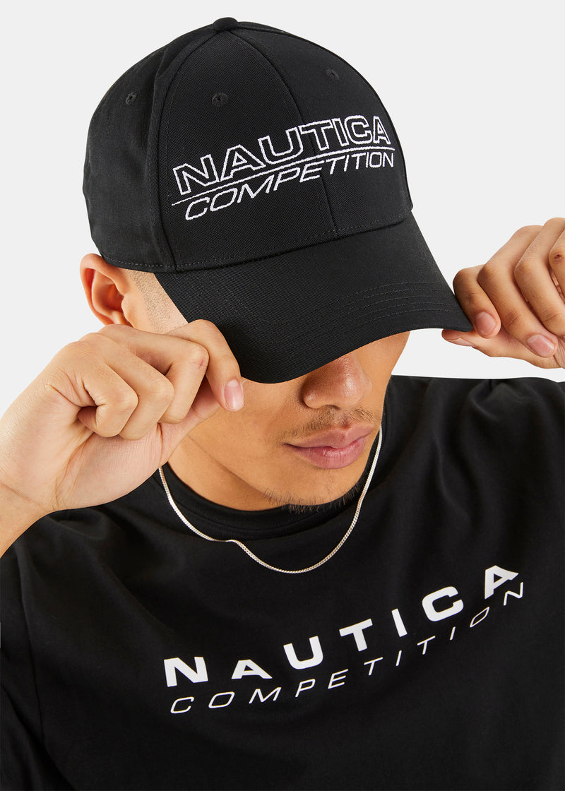 Nautica Competition Harrison Snapback Cap - Black - Detail