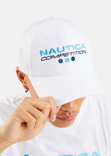 Load image into Gallery viewer, Nautica Competition Dawson Snapback Cap - White - Detail