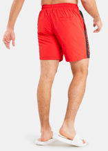 Load image into Gallery viewer, Nautica Competition Lismore 6&quot; Swim Short - True Red - Back