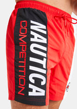 Load image into Gallery viewer, Nautica Competition Lismore 6&quot; Swim Short - True Red - Detail