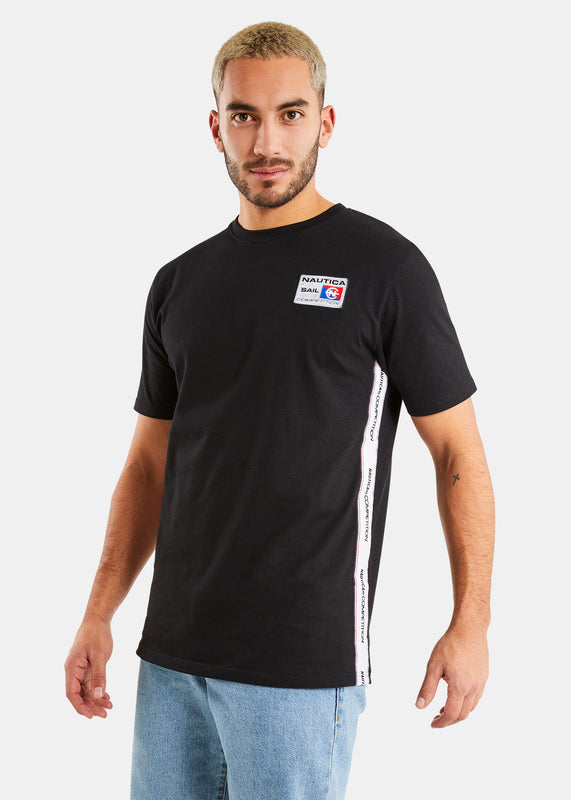 Nautica Competition Felton T-Shirt - Black - Front
