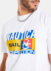 Nautica Competition Pilton T-Shirt - White - Detail