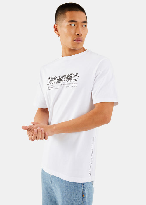 Nautica Competition Jaden T-Shirt - White - Front