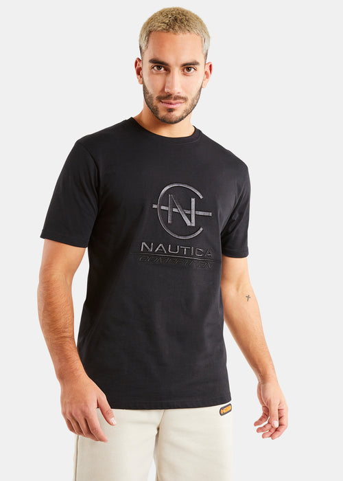 Nautica Competition Dominic T-Shirt - Black - Front