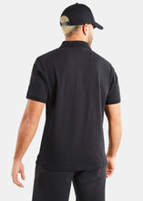 Load image into Gallery viewer, Nautica Competition Declan Polo Shirt - Black - Back