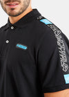 Nautica Competition Declan Polo Shirt - Black - Detail