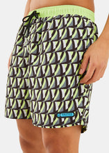 Load image into Gallery viewer, Nautica Competition Hutson 6&quot; Swim Short - Lime - Detail