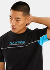 Nautica Competition Barret T-Shirt - Black - Detail