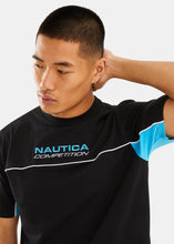 Load image into Gallery viewer, Nautica Competition Barret T-Shirt - Black - Detail