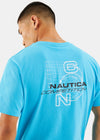 Nautica Competition Bryce T-Shirt - Electric Blue - Detail