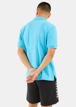 Load image into Gallery viewer, Nautica Competition Paxton Polo Shirt - Electric Blue - Back