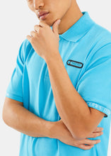 Load image into Gallery viewer, Nautica Competition Paxton Polo Shirt - Electric Blue - Detail