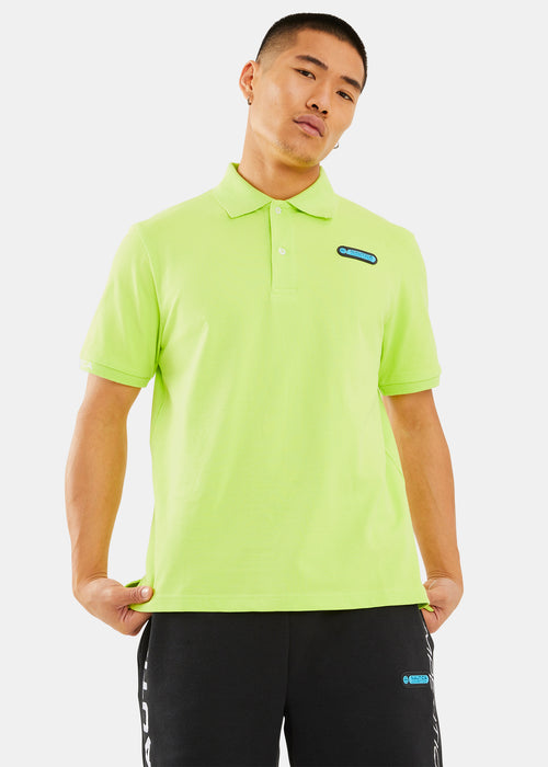 Nautica Competition Paxton Polo Shirt - Lime - Front
