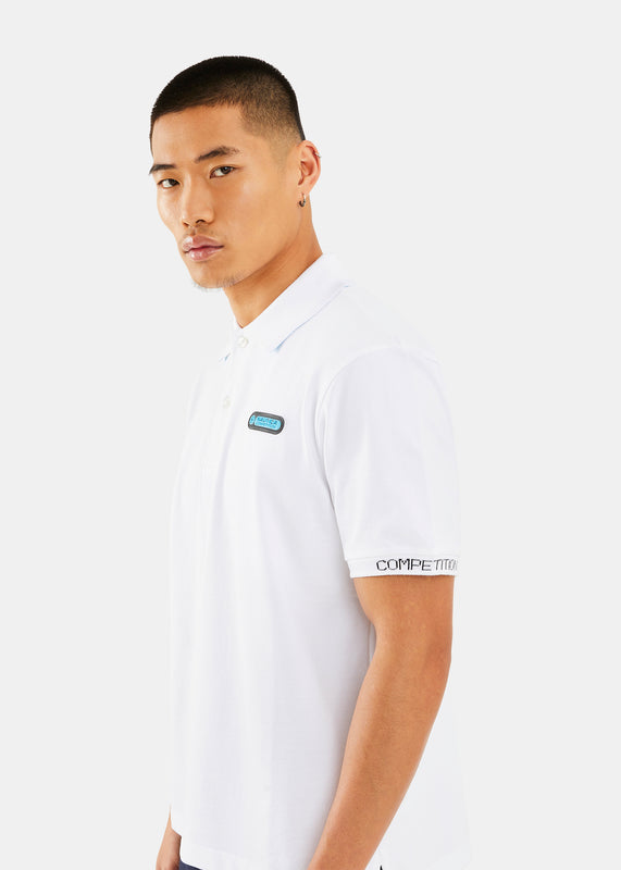 Nautica Competition Paxton Polo Shirt - White - Front