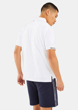 Load image into Gallery viewer, Nautica Competition Paxton Polo Shirt - White - Back