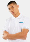 Nautica Competition Paxton Polo Shirt - White - Detail
