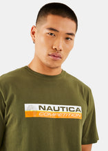 Load image into Gallery viewer, Nautica Competition Vance T-Shirt - Khaki - Detail