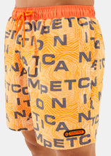 Load image into Gallery viewer, Nautica Competition Carter 6&quot; Swim Short - Neon Orange - Detail