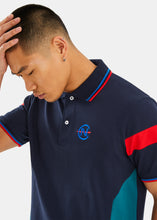 Load image into Gallery viewer, Nautica Competition Enzo Polo Shirt - Dark Navy - Detail