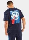 Nautica Competition Bates T-Shirt - Dark Navy - Back