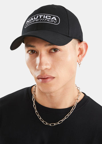 Nautica Competition Bambridge Snapback Cap - Black - Front