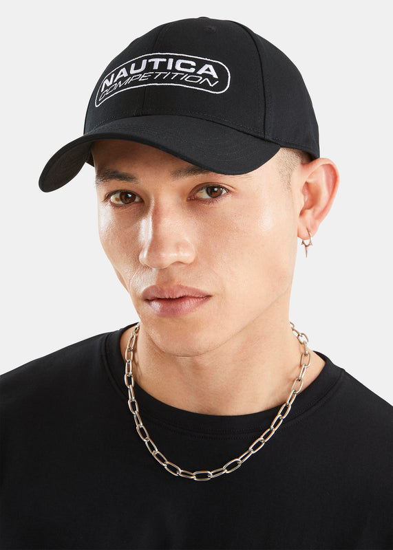 Nautica Competition Bambridge Snapback Cap - Black - Front