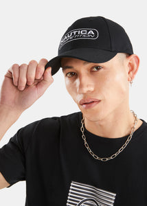 Nautica Competition Bambridge Snapback Cap - Black - Detail