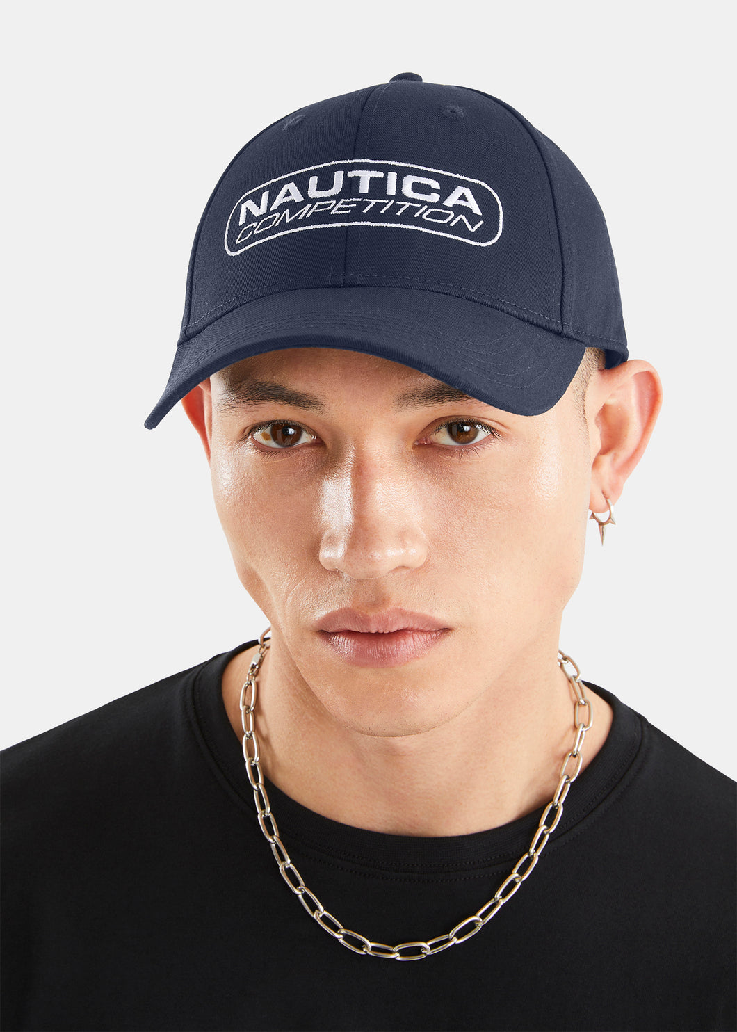 Nautica Competition Bambridge Snapback Cap - Dark Navy - Front