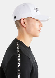 Nautica Competition Bambridge Snapback Cap - White - Side