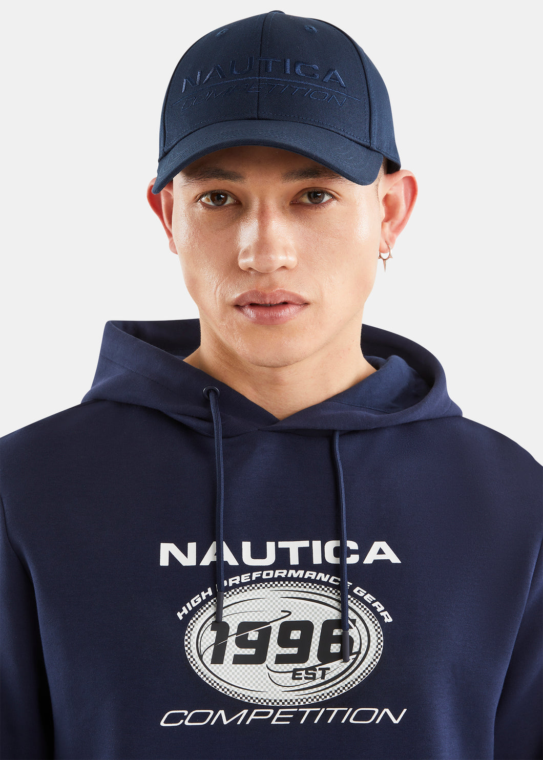 Nautica Competition Trapps Snapback Cap - Dark Navy - Front