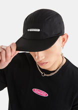 Load image into Gallery viewer, Nautica Competition Wooley Strapback Cap - Black - Detail