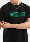 Nautica Competition Caremel T-Shirt- Black - Detail