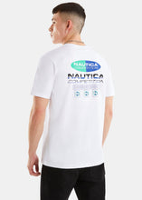 Load image into Gallery viewer, Nautica Competition Elkhorn T-Shirt - White - Back