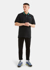 Nautica Competition Sargent Polo Shirt - Black - Full Body
