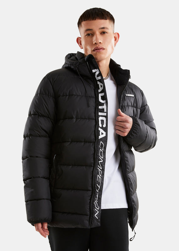 Nautica Competition Vila Padded Jacket - Black - Front