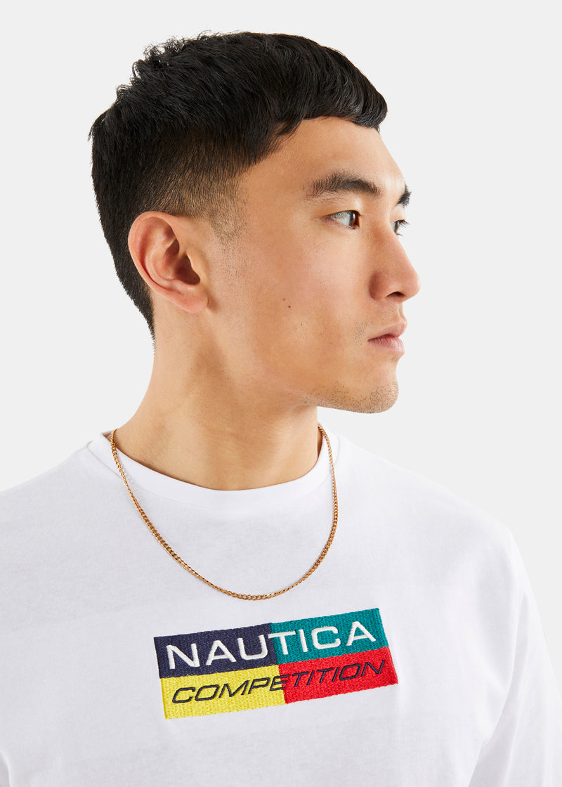 Nautica Competition Brac T-Shirt - White - Detail