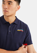 Load image into Gallery viewer, Nautica Competition Philae Polo Shirt - Dark Navy - Detail