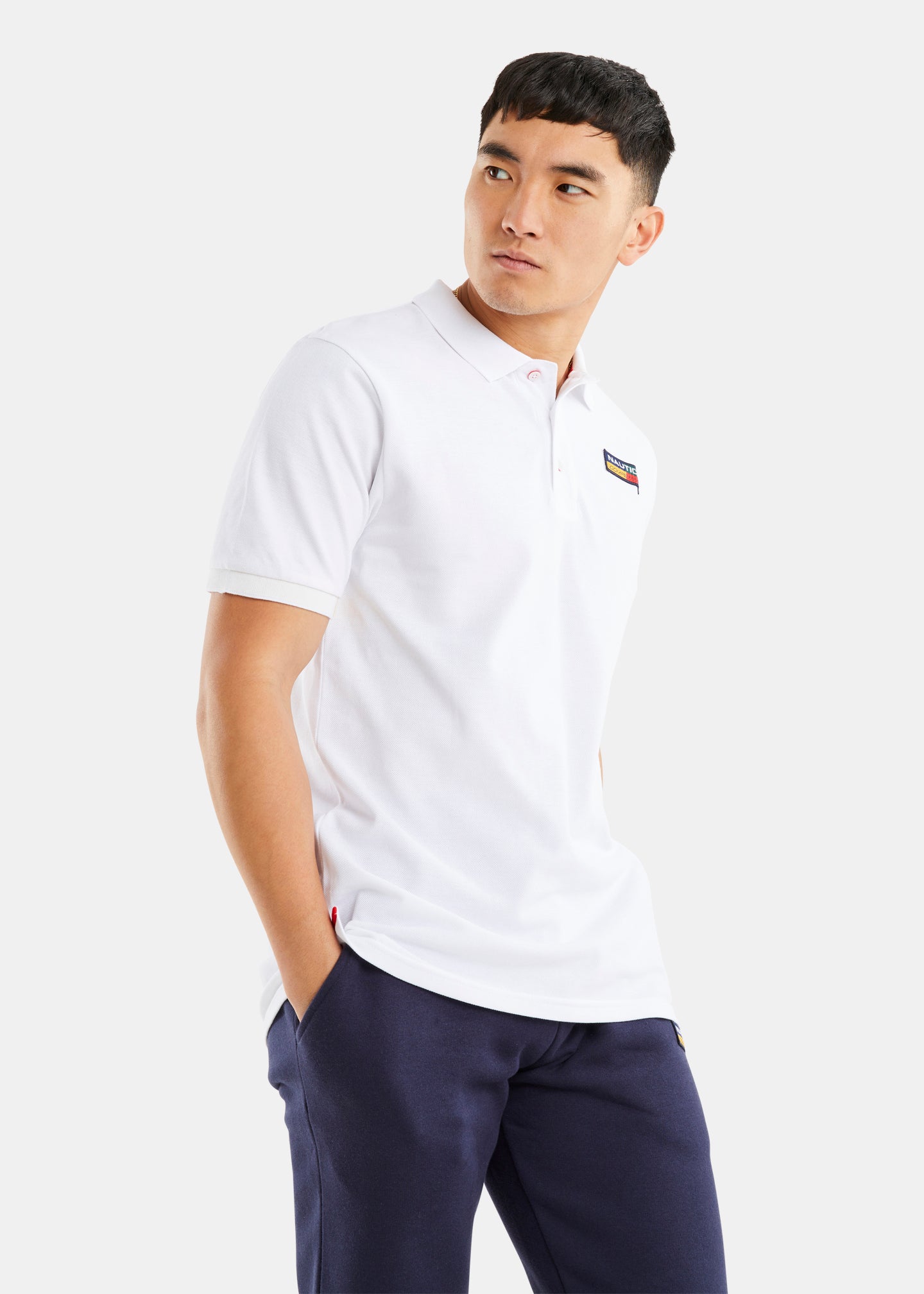 Nautica white polo online