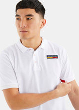 Load image into Gallery viewer, Nautica Competition Philae Polo Shirt - White - Detail